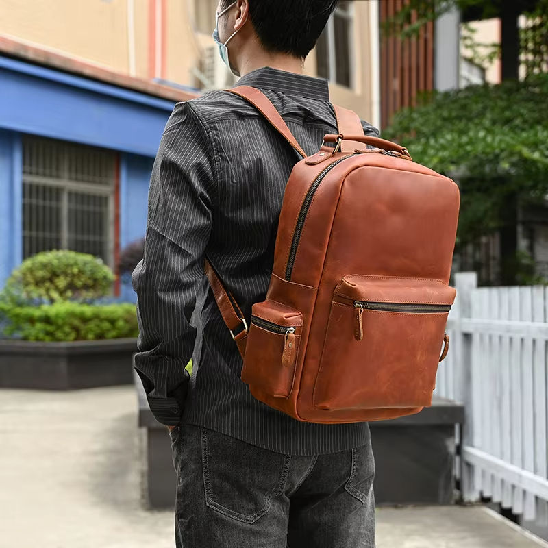 Classic Leather Backpack