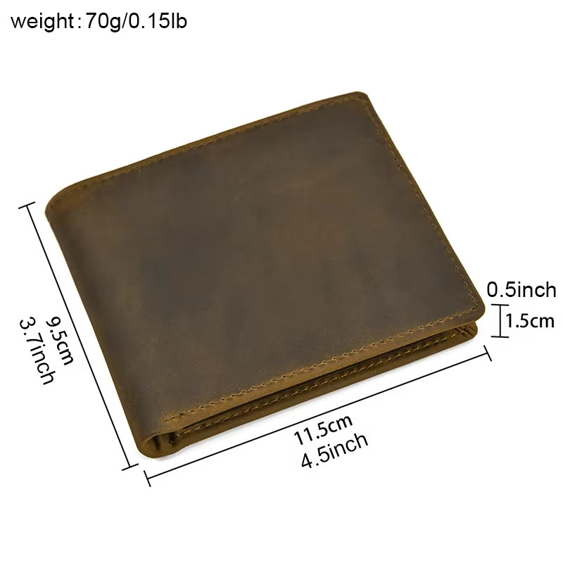 Classic Black Leather Wallet