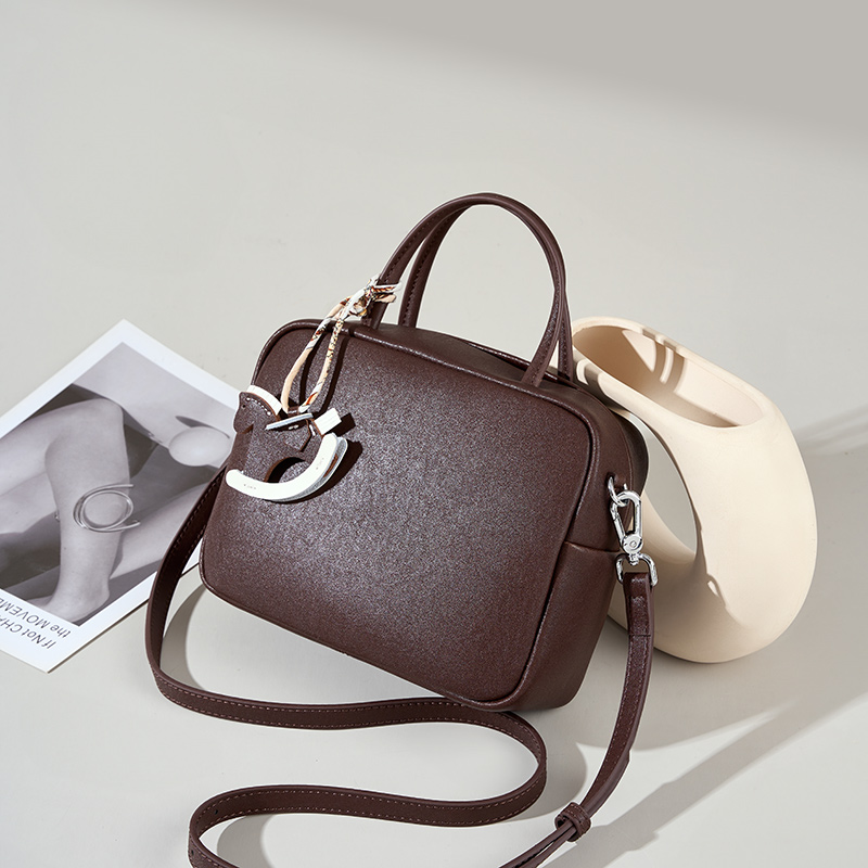 Classic Brown Square Handbag