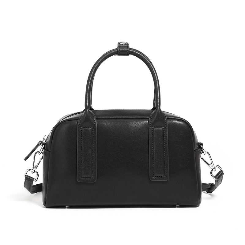 Classic Brown Leather Handbag