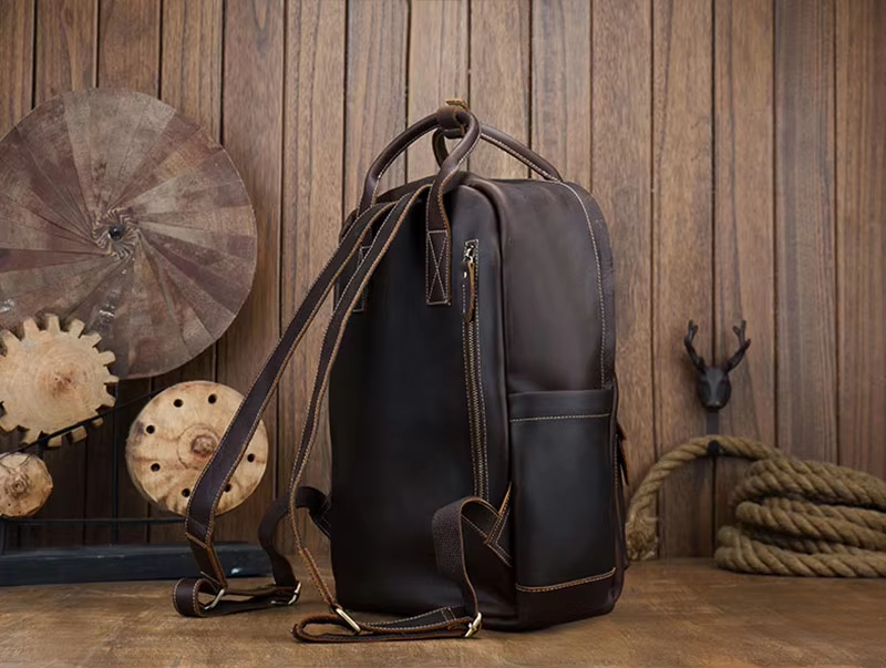 Classic Leather Backpack