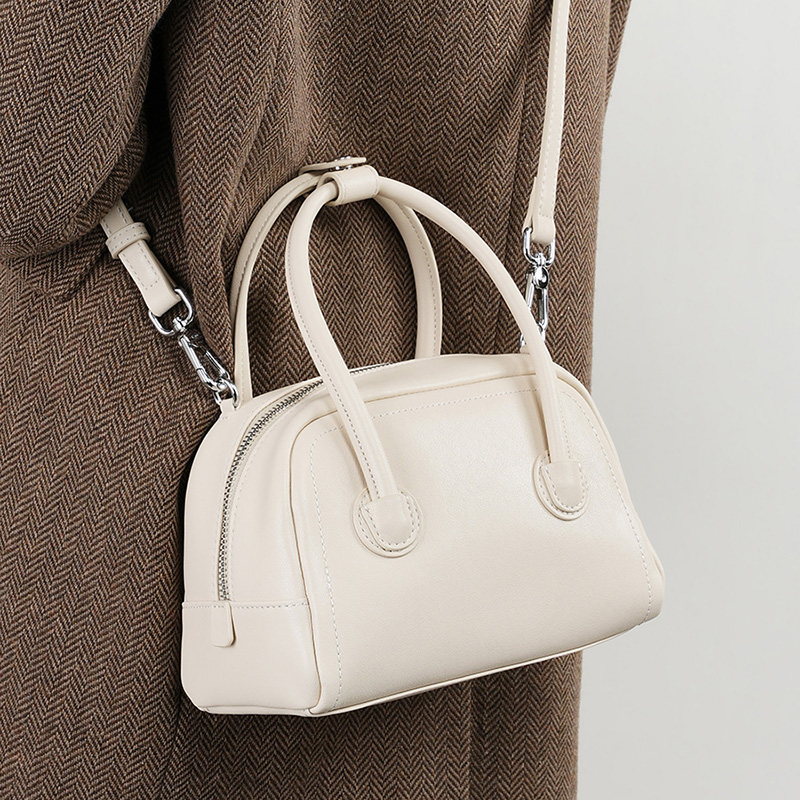 Mini Dome Leather Handbag