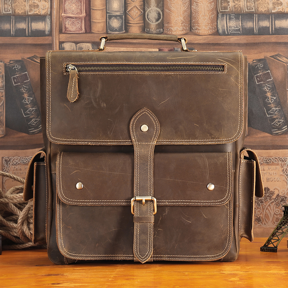 Vintage Leather Backpack