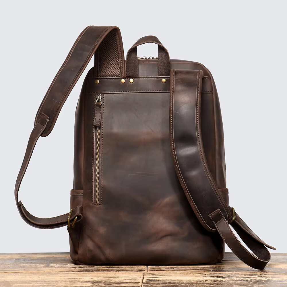 Vintage Leather Backpack