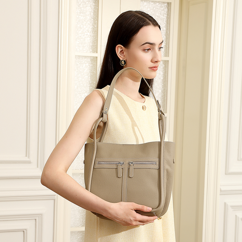 Classic Beige Tote Bag