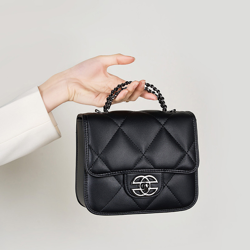 Quilted Leather Crossbody Bag