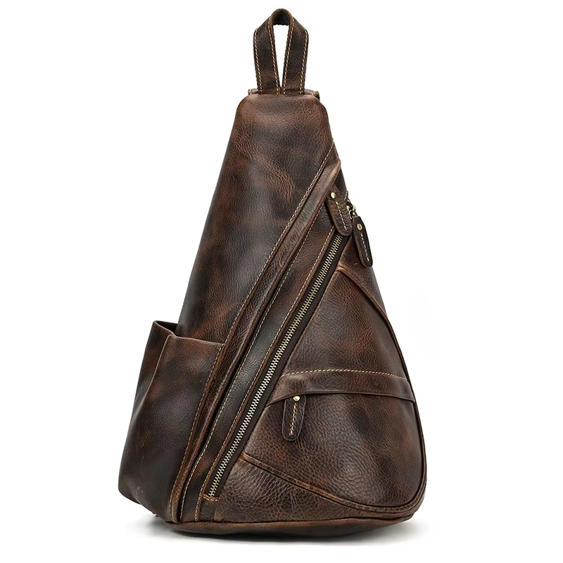 Vintage Leather Sling Bag