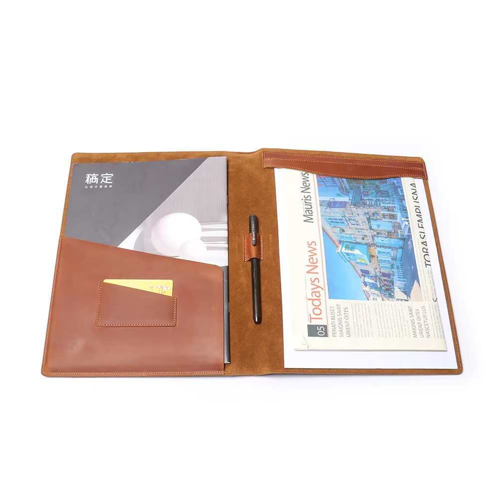 Leather Document Organizer