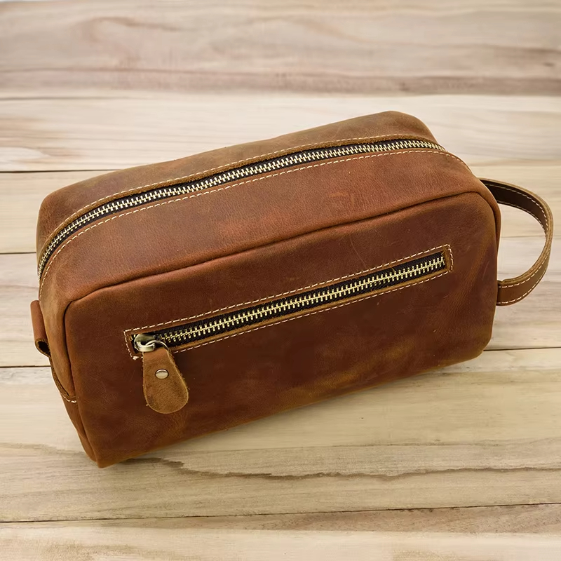Leather Toiletry Bag