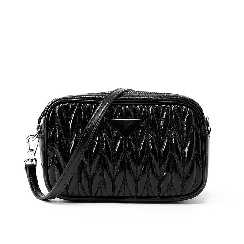 Quilted Black Crossbody Bag