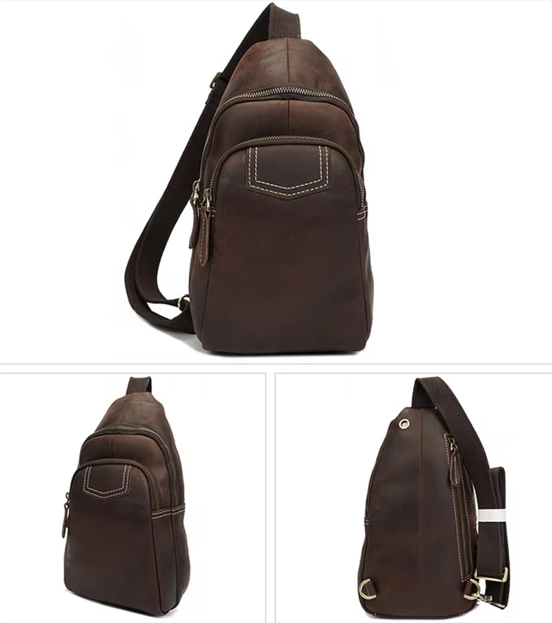 Vintage Leather Sling Bag