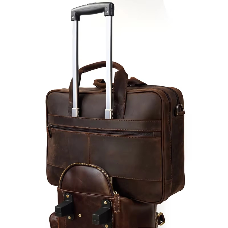 Leather Laptop Briefcase