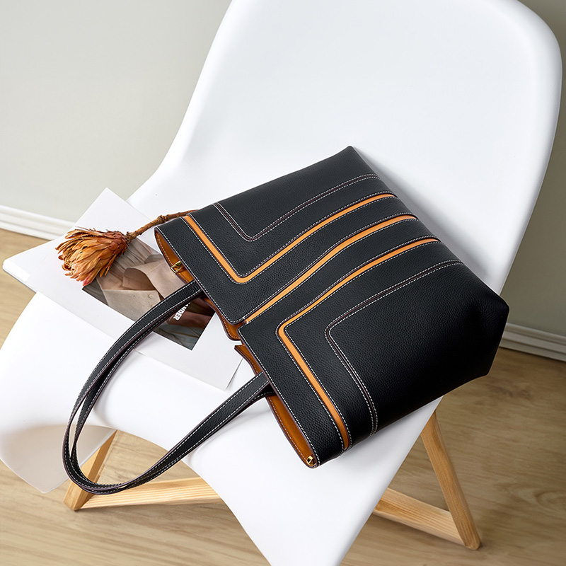 Classic Leather Tote Bag