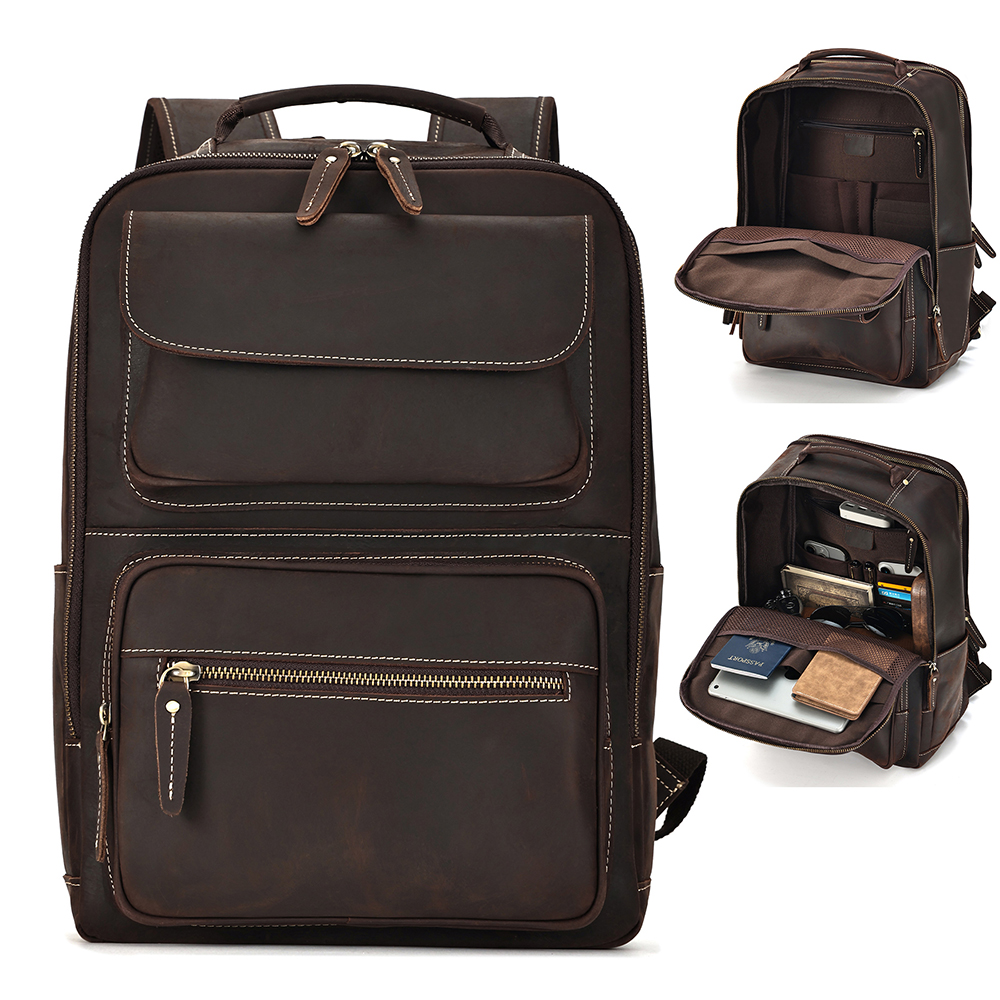 Vintage Leather Backpack