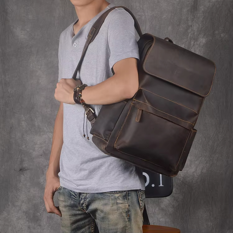 Classic Leather Backpack