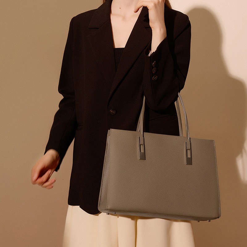 Elegant Gray Tote Bag