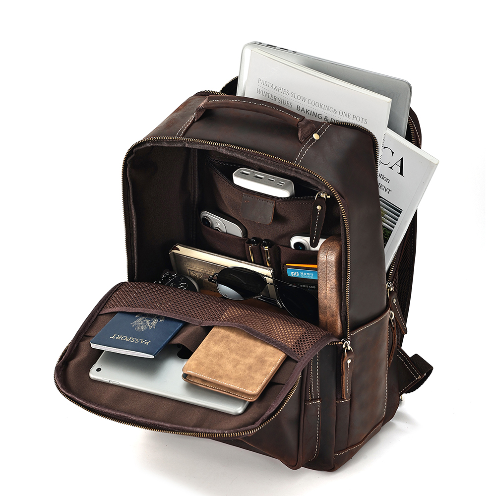 Vintage Leather Backpack