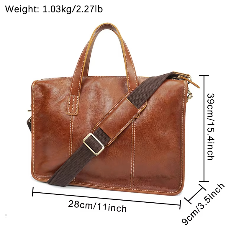 Brown Leather Handbag