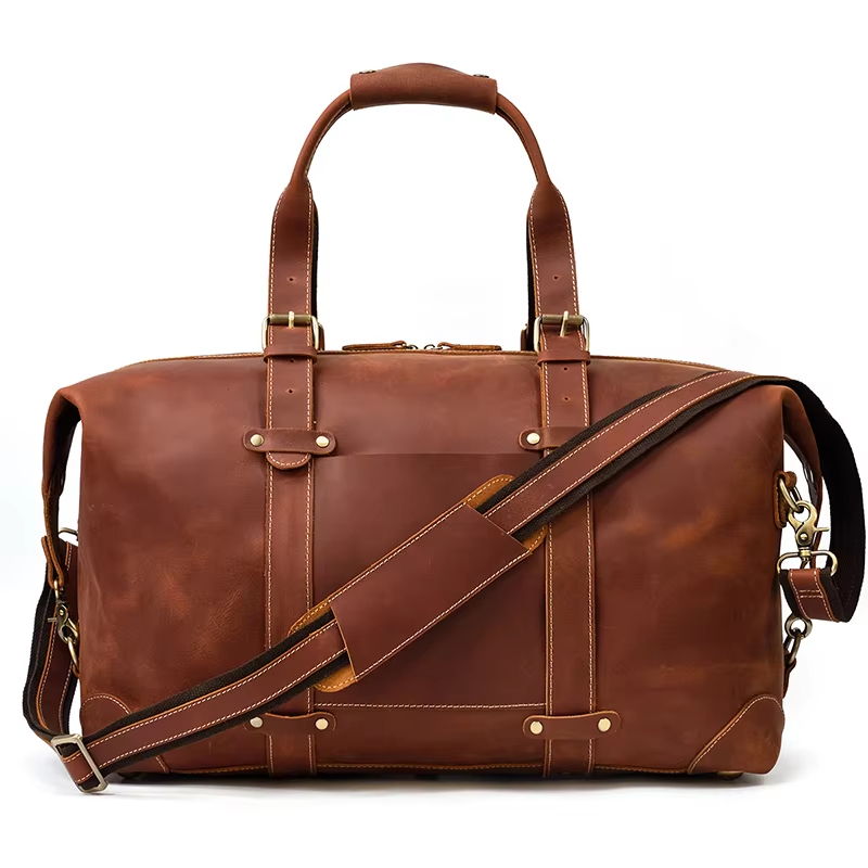 Classic Leather Travel Duffel