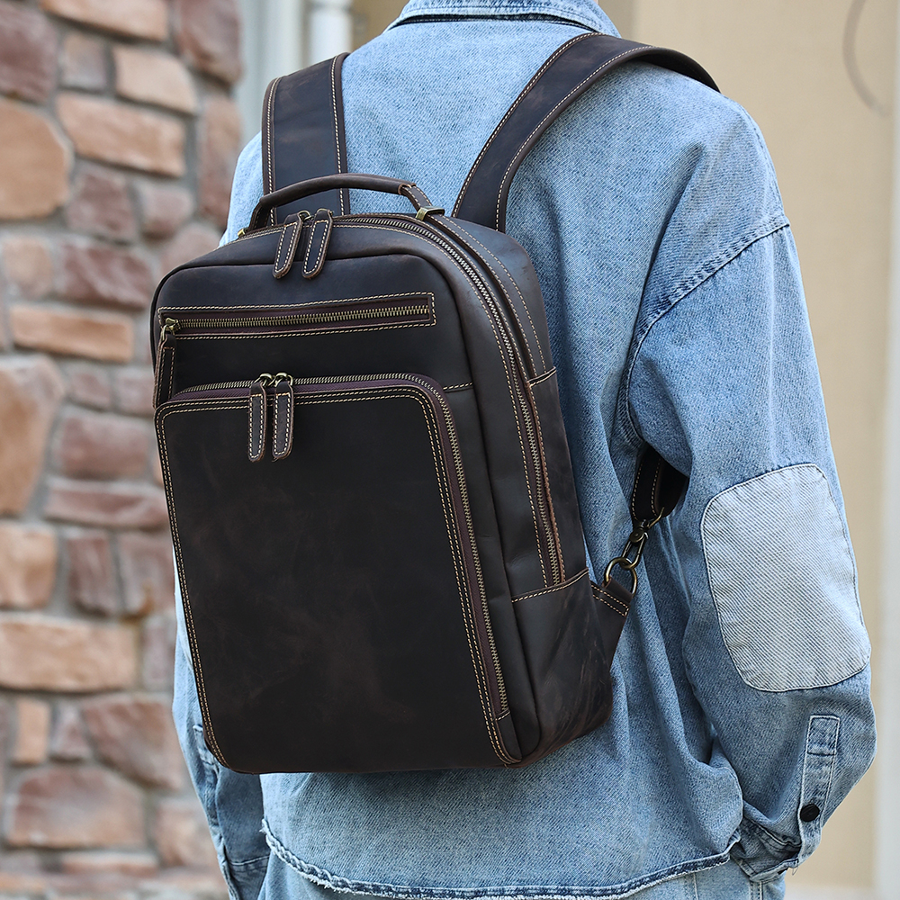 Classic Leather Backpack