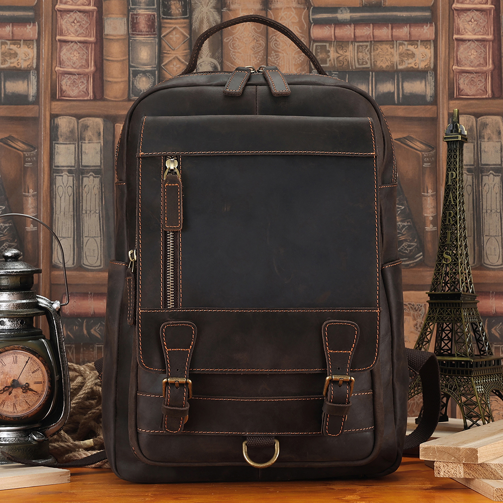 Vintage Leather Backpack
