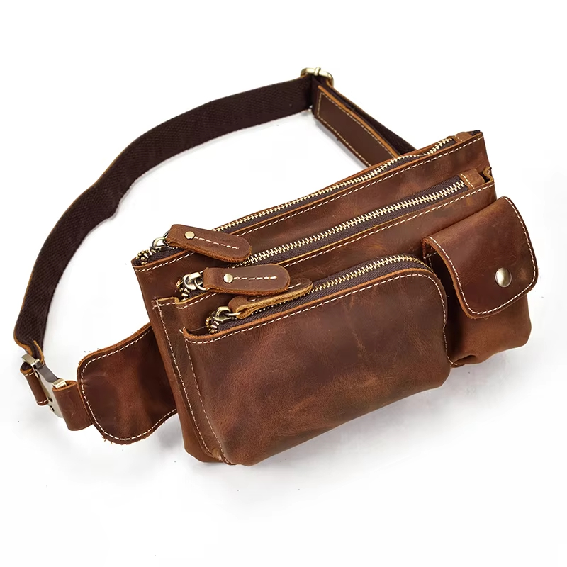 Vintage Leather Waist Bag