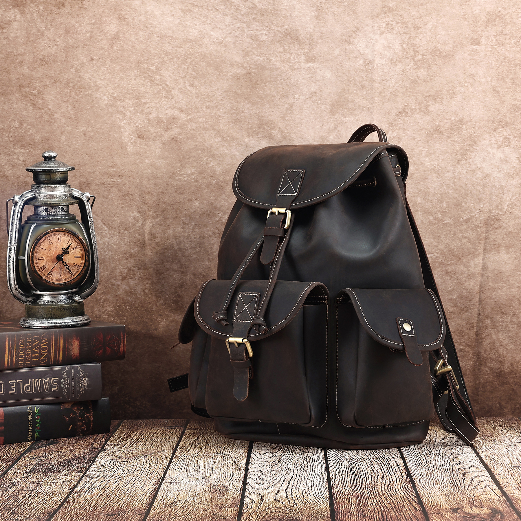 Vintage Leather Backpack