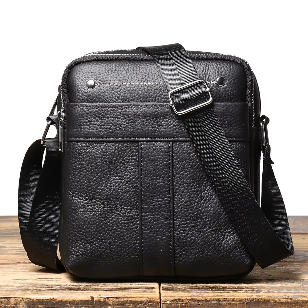 Men's Leather Crossbody Bag