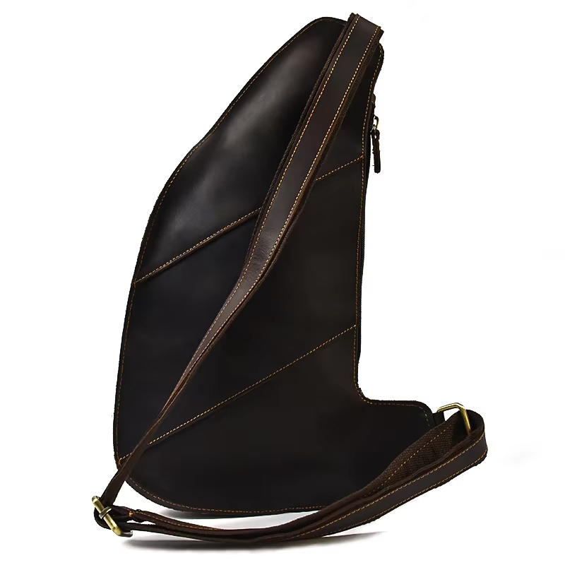 Leather Crossbody Sling Bag