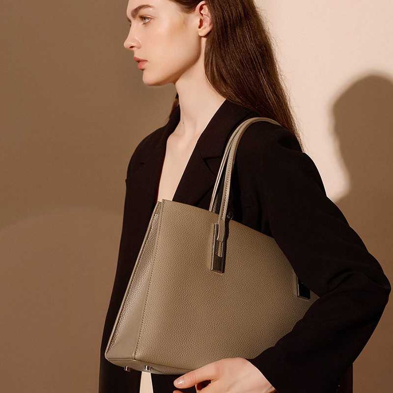 Elegant Gray Tote Bag