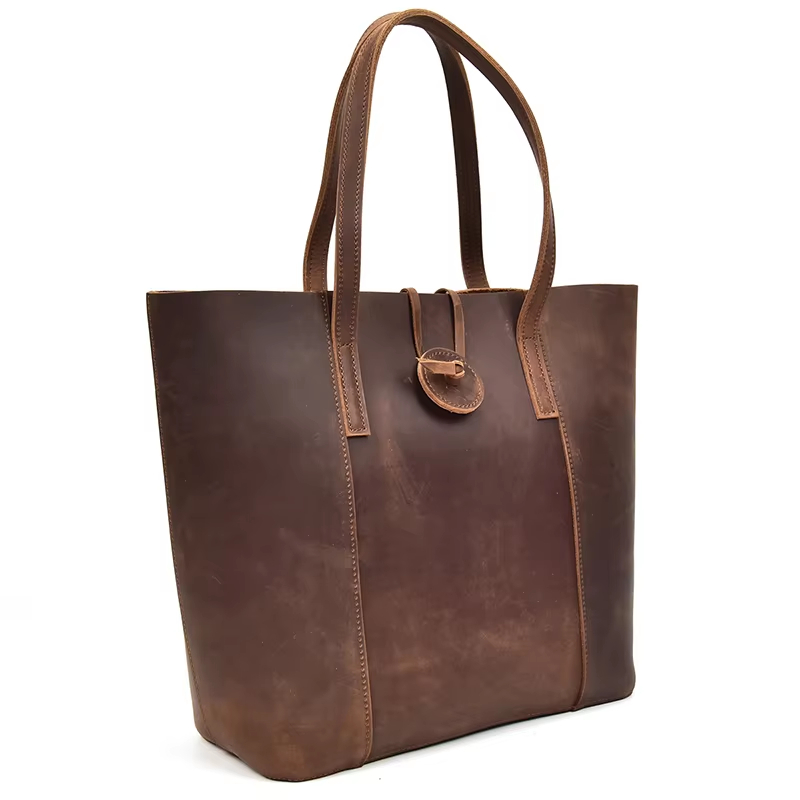 Classic Leather Tote Bag