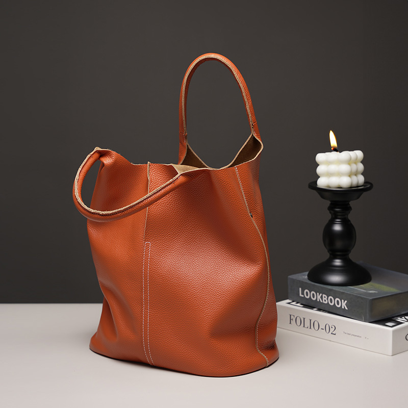 Classic Leather Tote Bag