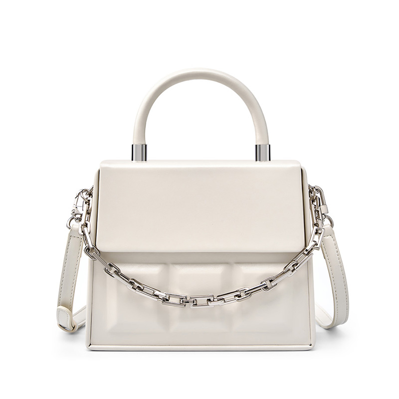 Elegant Brown Leather Handbag