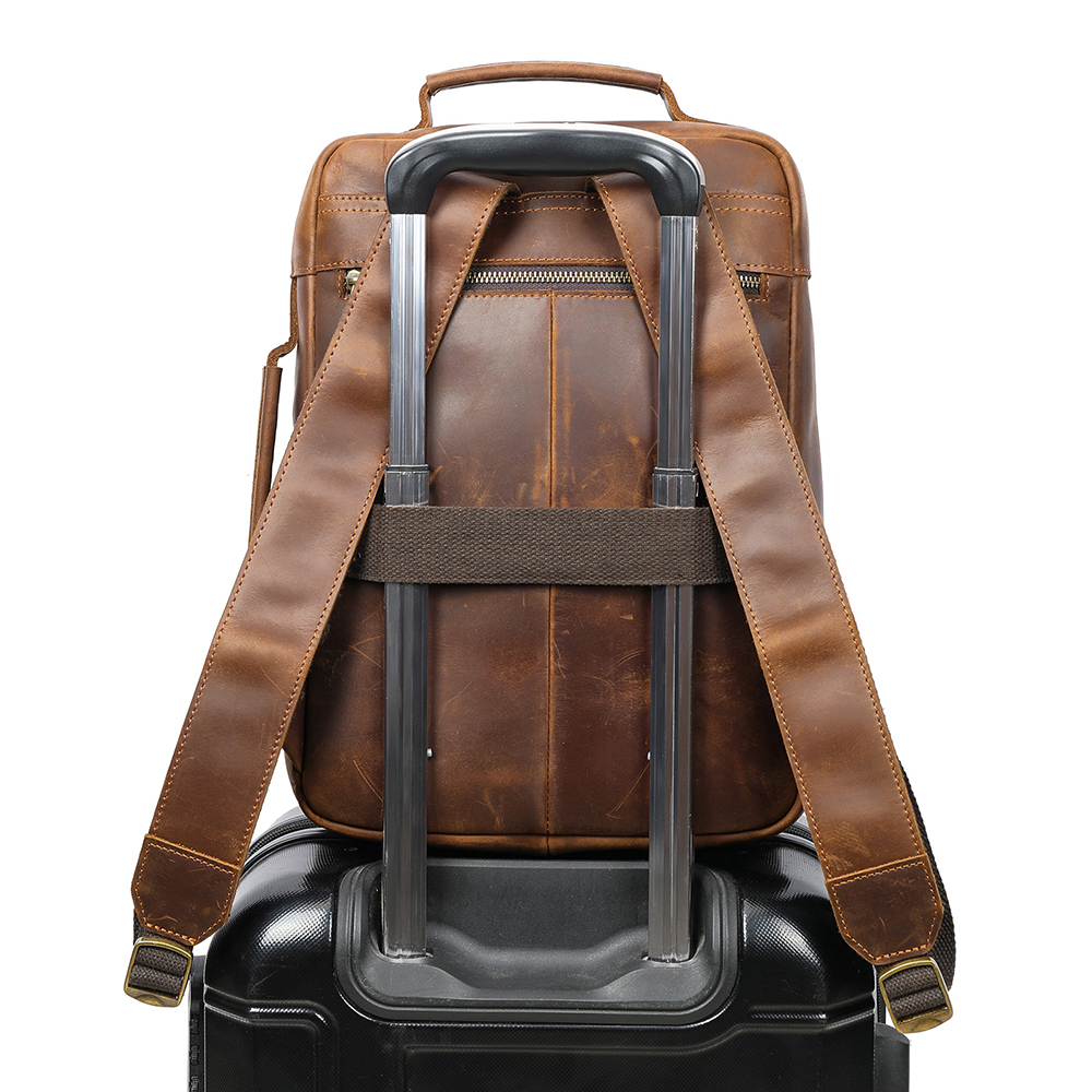 Vintage Leather Backpack