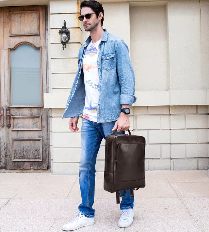 Classic Leather Backpack