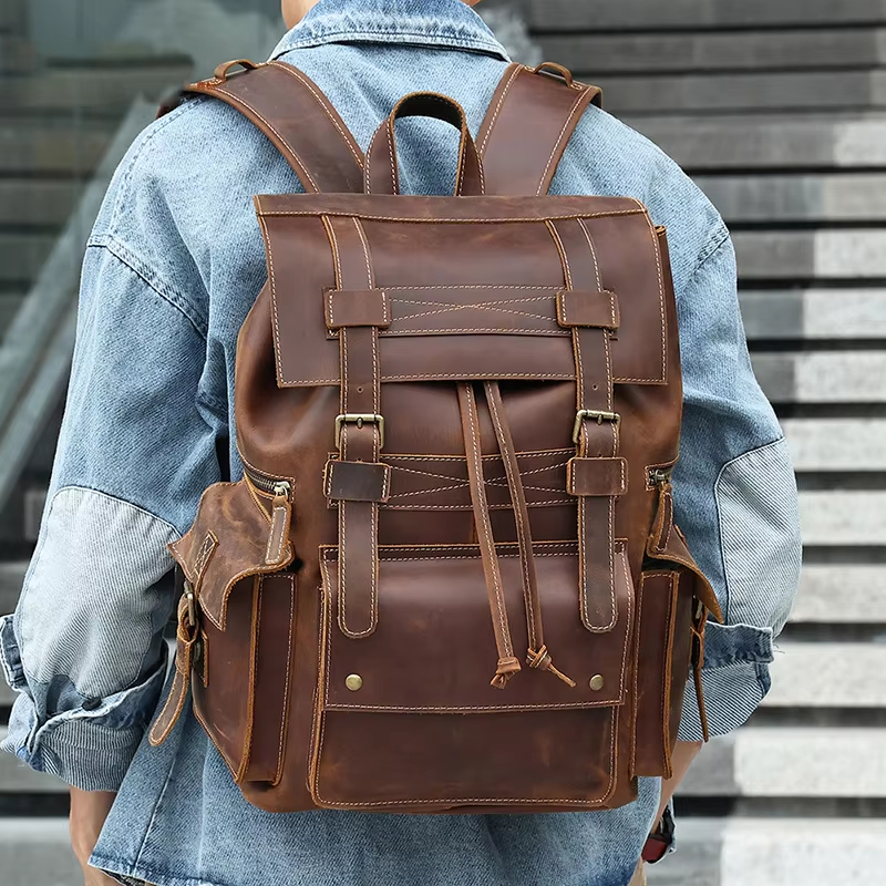 Vintage Leather Backpack