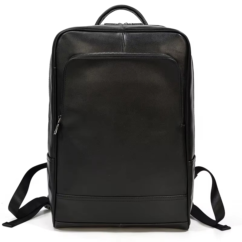 Sleek Leather Backpack