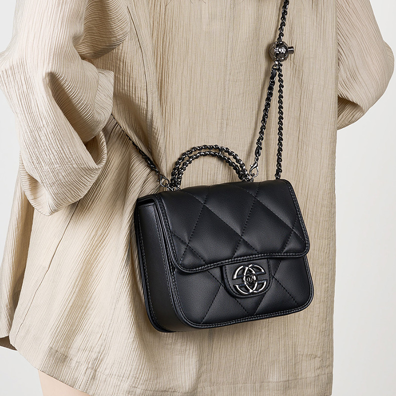 Quilted Leather Crossbody Bag