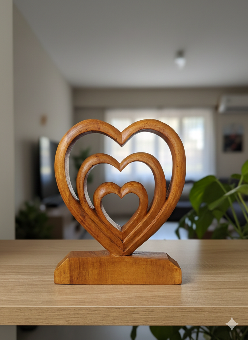 Nested Hearts Sculpture