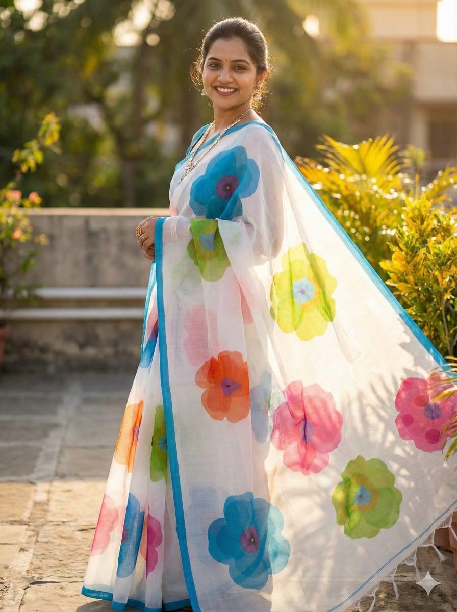 NAKSHA  LILEN DIGITAL PRINT