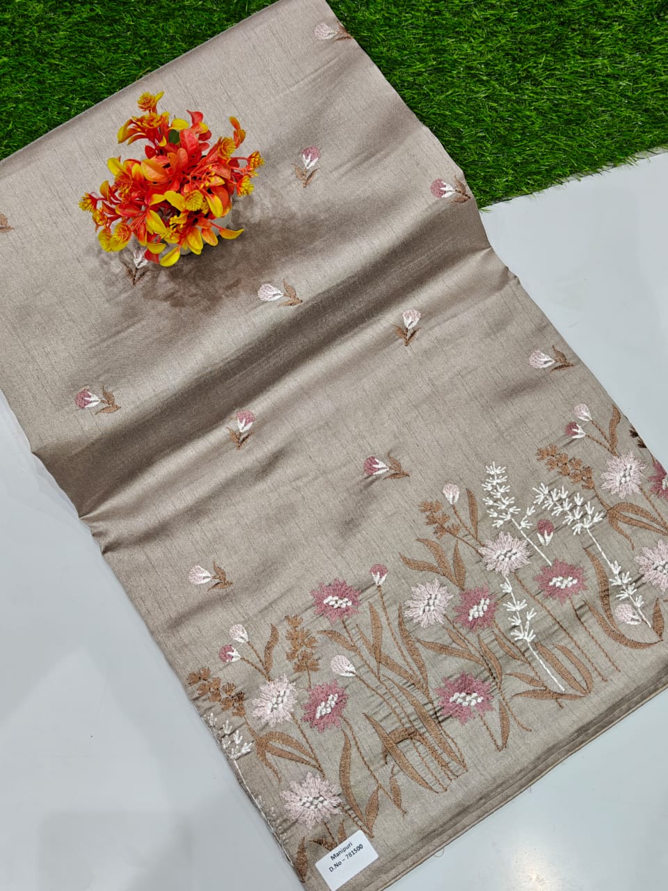 Kicha silks Light gray