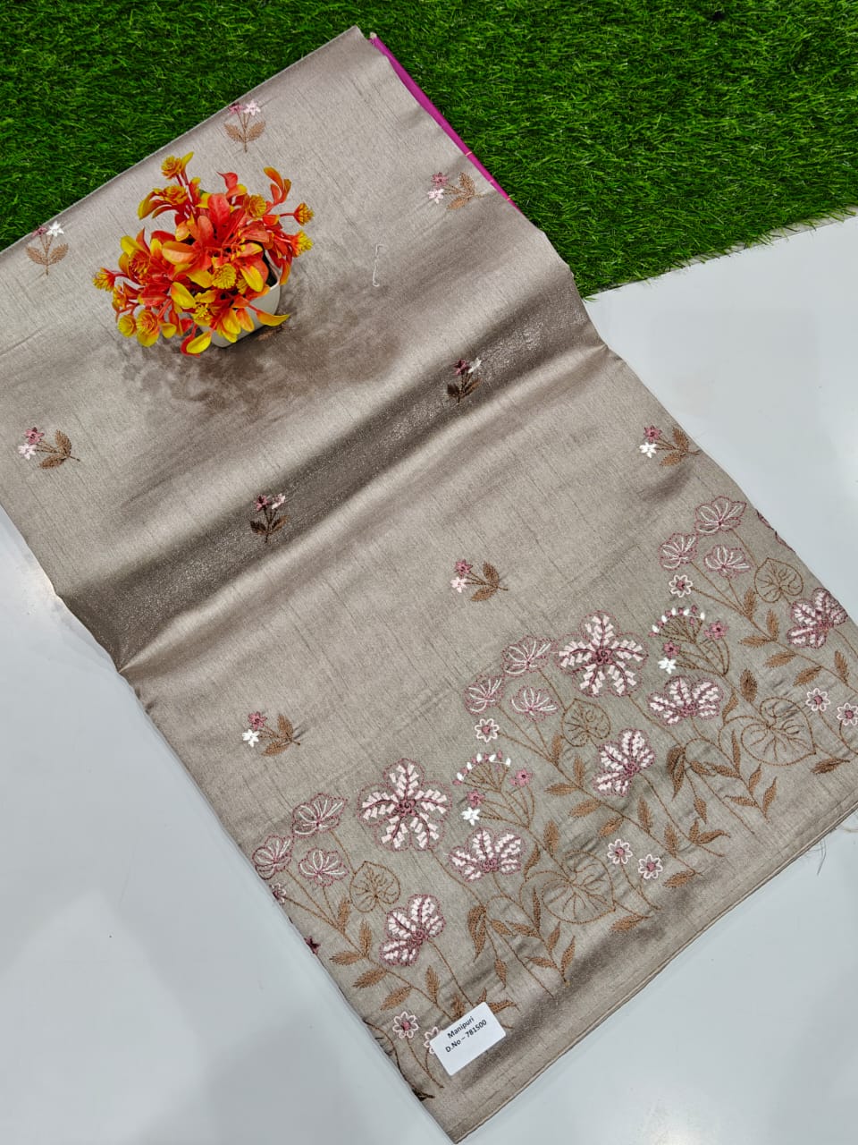 Kicha silks Light gray