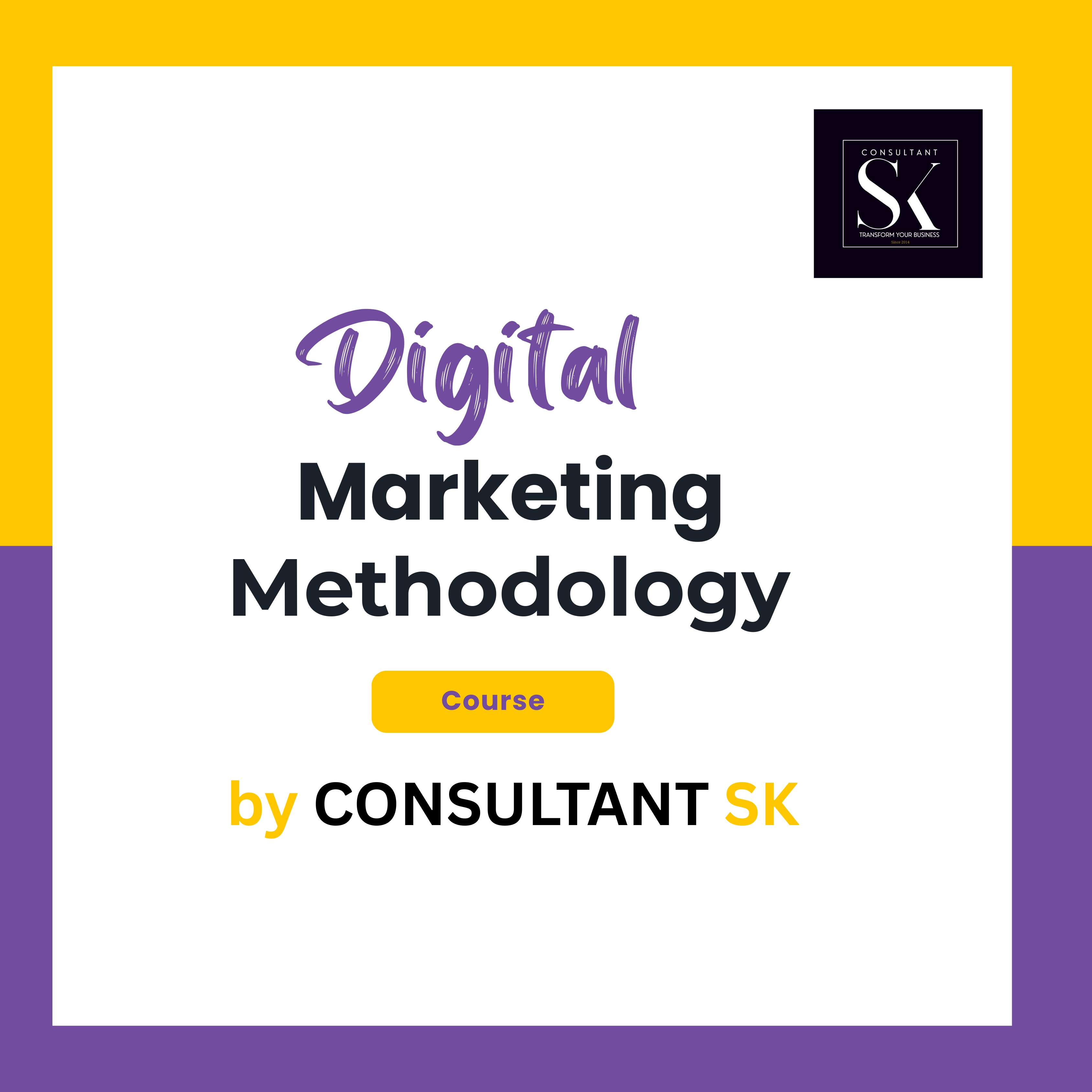 Digital Marketing Methodology Course