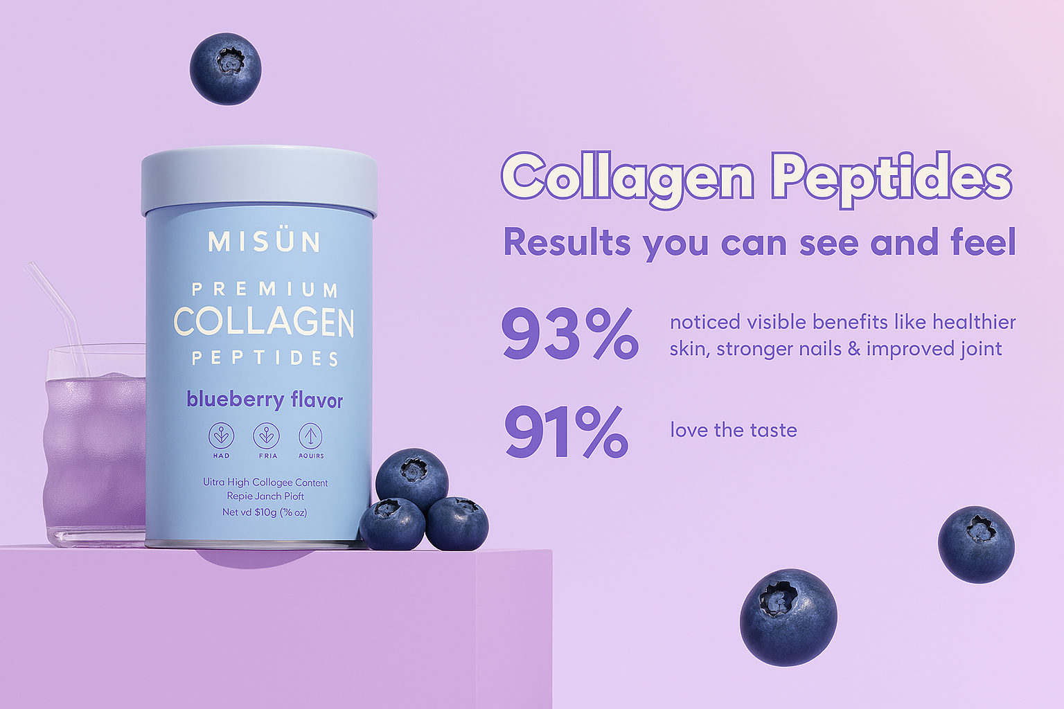 Misun Collagen Peptides Hydration- 80 sachets