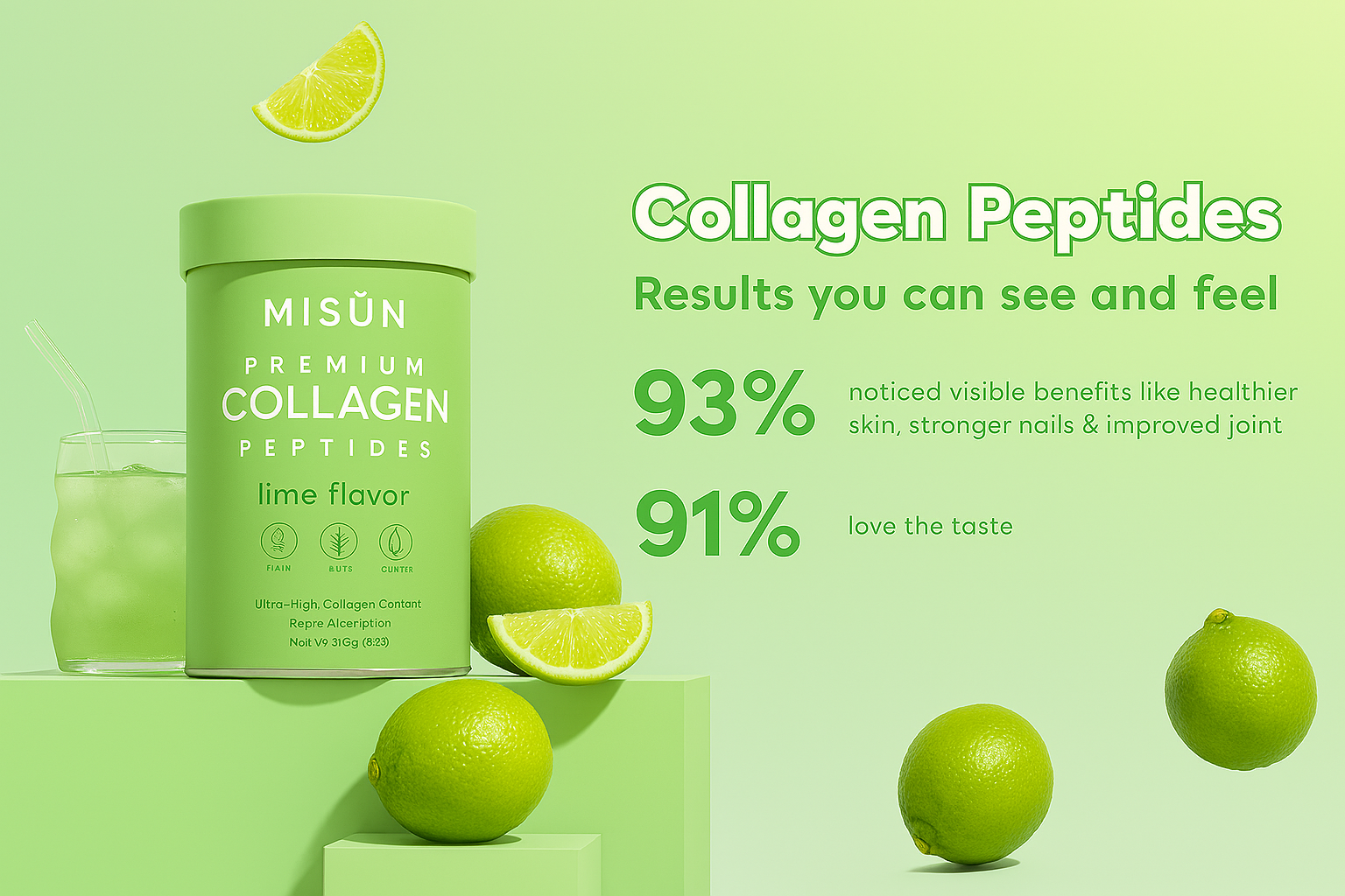 Misun Collagen Peptides Strong Bones 80 sachets