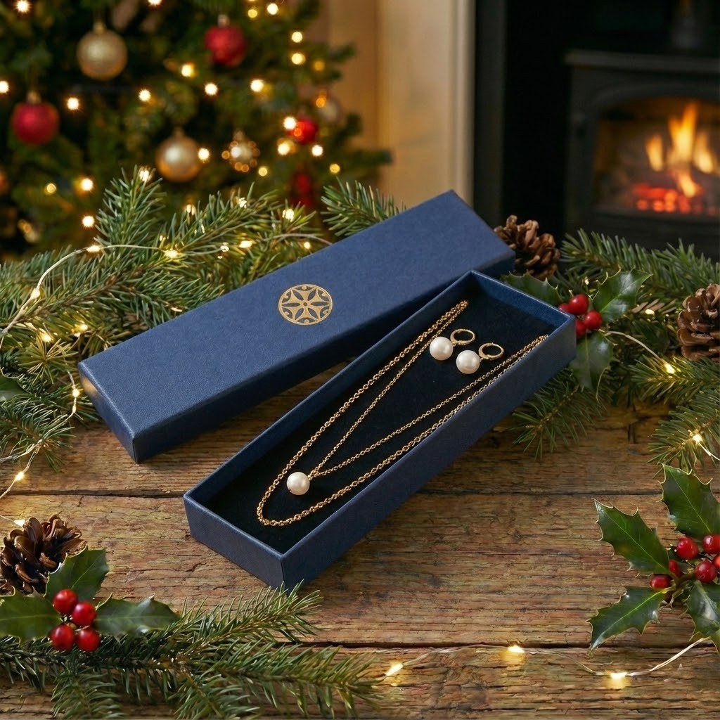 Caja de regalo perla