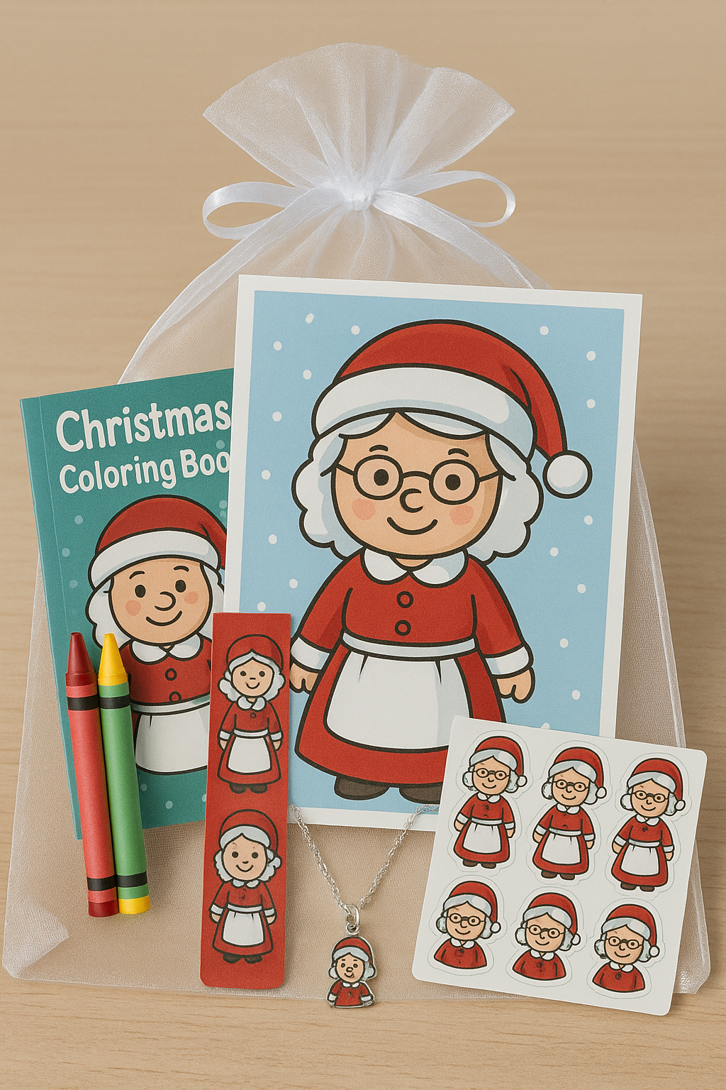 Mrs. Claus Personalized Card & Keepsake Gift Package – (Holiday 2025 Edition)