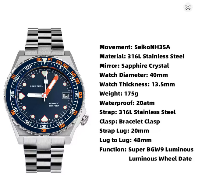 Seestern Automatic Dive Watch