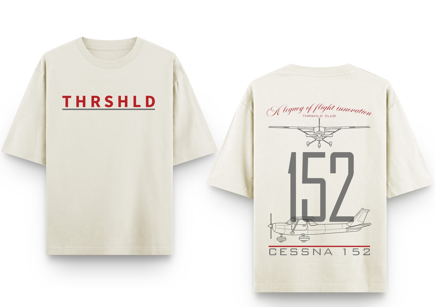 C152 T-SHIRT CLOUD PEARL