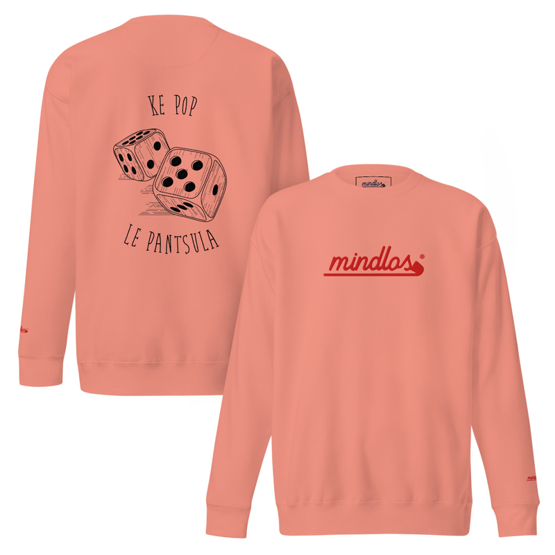 Mindlos Ke Pop Lepantsula Unisex Premium Dusty Rose Sweatshirt